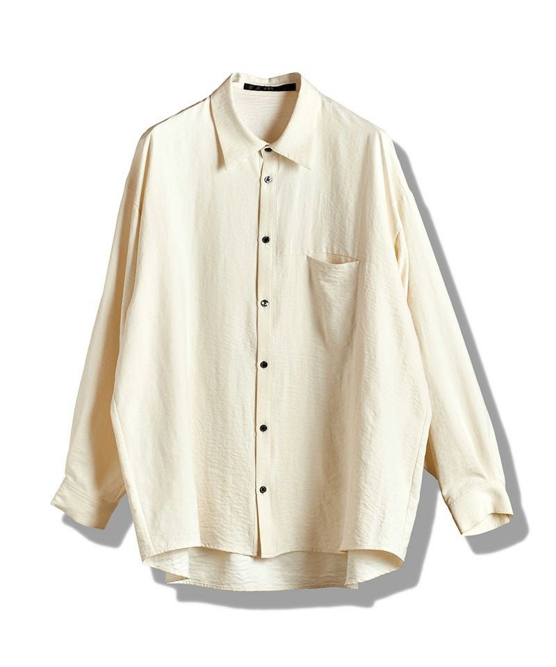 30%OFF【NO ID.(ノーアイディー)】 ﾏｯﾄｽｷﾝｽﾑｰｽｵｰﾊﾞｰSH シャツ(857006