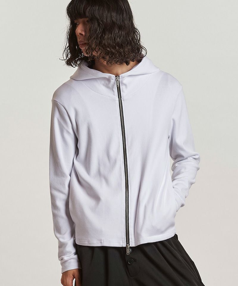 NO ID. BLACK ダブルZIP ハイネックパーカー 50%OFF【NO ID.(ノーアイディー)】ﾌﾗｲｽﾊｲﾈｯｸZIPﾊﾟｰｶ(857006-312T
