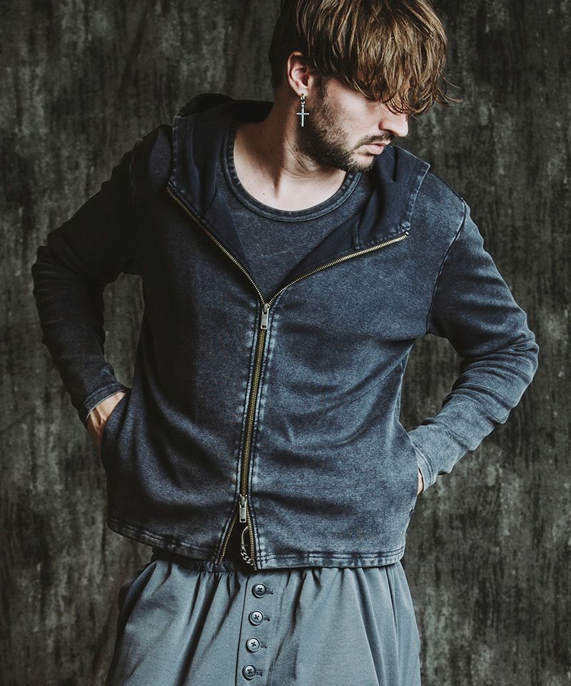 50%OFF【NO ID.(ノーアイディー)】ﾌﾗｲｽﾊｲﾈｯｸZIPﾊﾟｰｶ(857006-312T