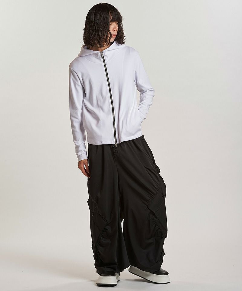 50%OFF【NO ID.(ノーアイディー)】ﾌﾗｲｽﾊｲﾈｯｸZIPﾊﾟｰｶ(857006-312T