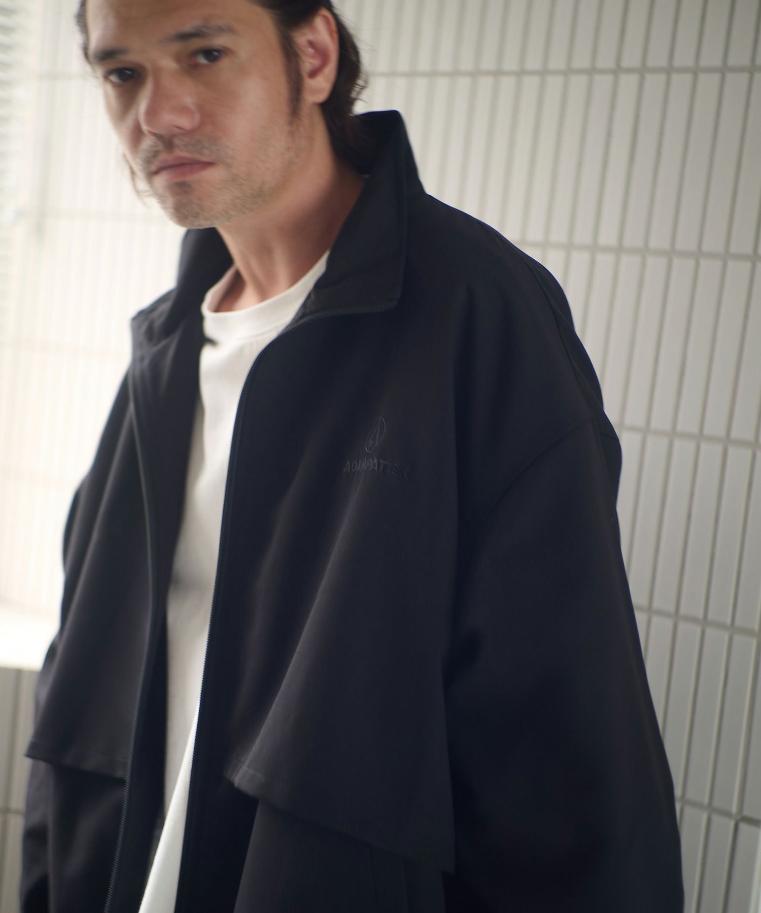 ADAM PATEK(アダムパテック)】stand collar blouson ブルゾン