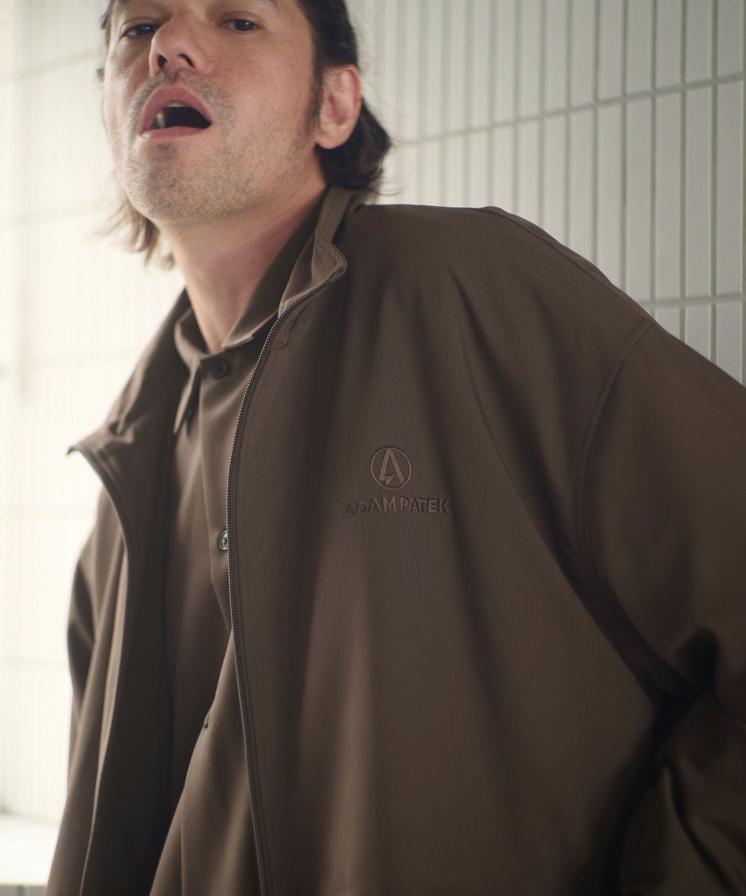 ADAM PATEK(アダムパテック)】stand collar blouson ブルゾン
