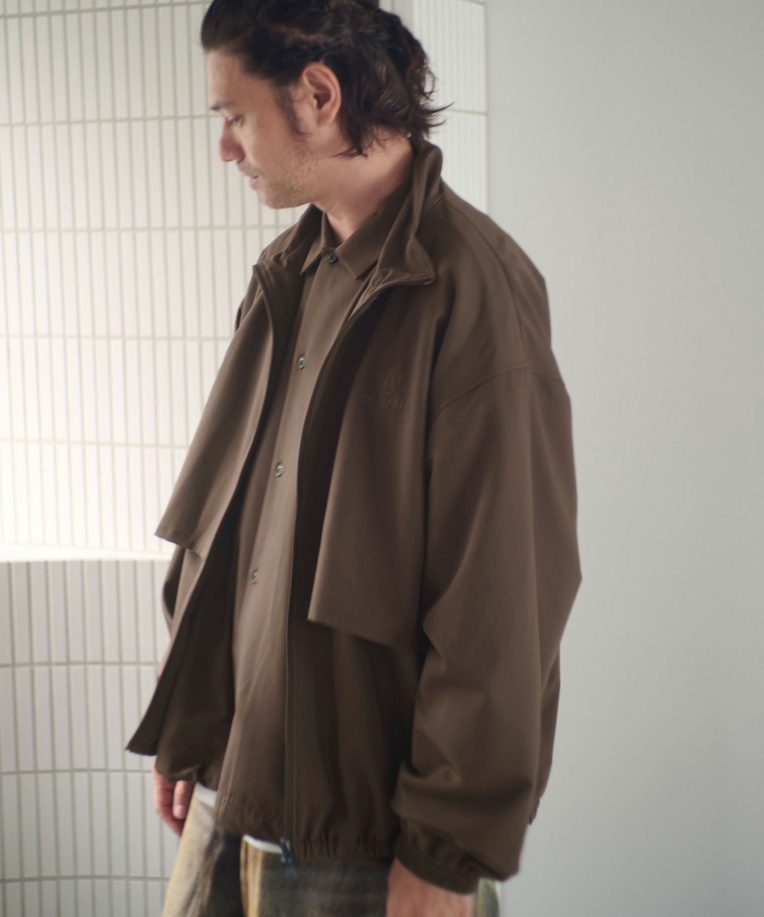ADAM PATEK(アダムパテック)】stand collar blouson ブルゾン