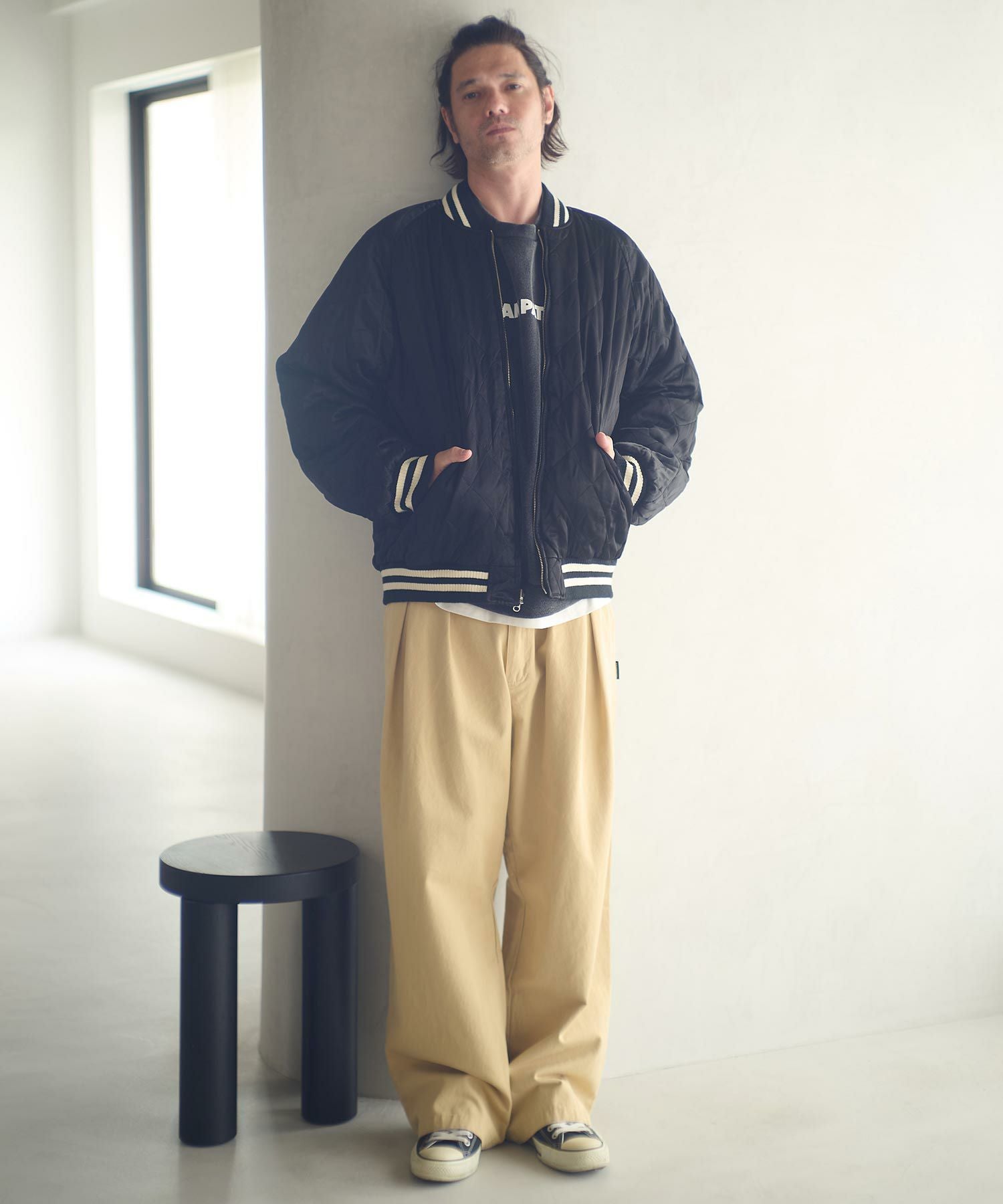ADAM PATEK(アダムパテック)】aged velour souvenir jacket