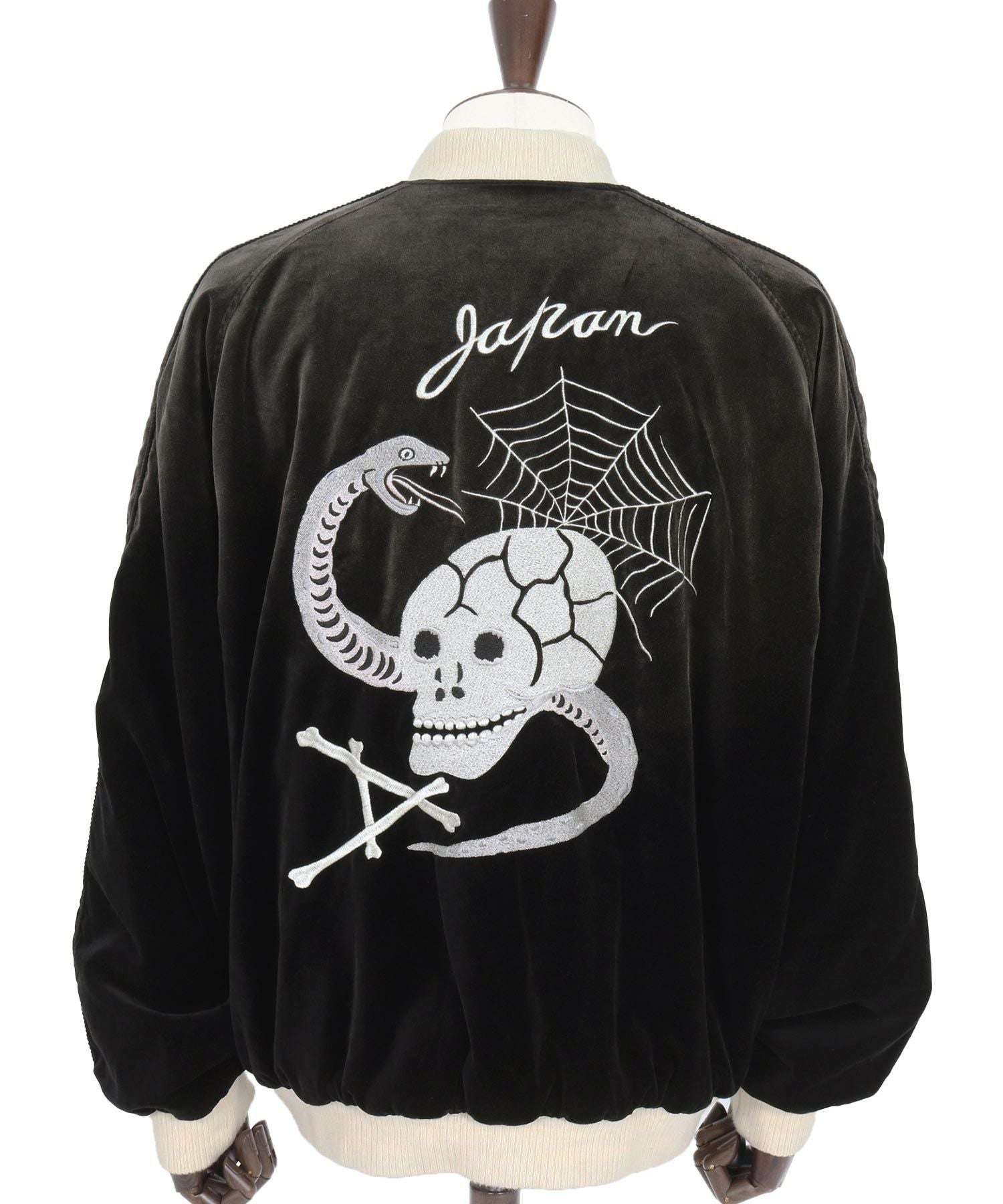 ADAM PATEK(アダムパテック)】aged velour souvenir jacket ADAM PATEK(アダムパテック)】aged velour souvenir jacket