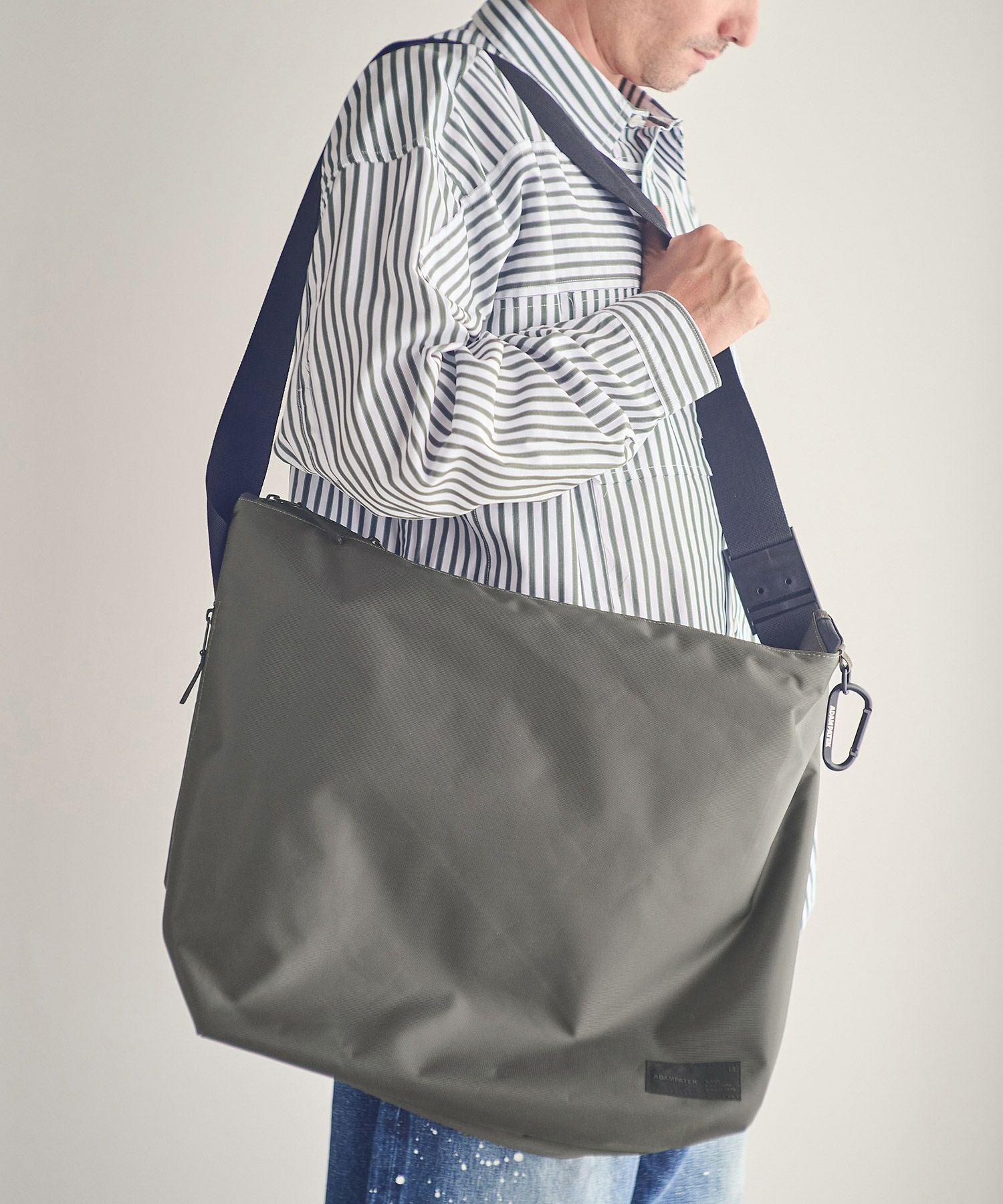 ADAM PATEK(アダムパテック)】water repellent shoulder big bag 2nd