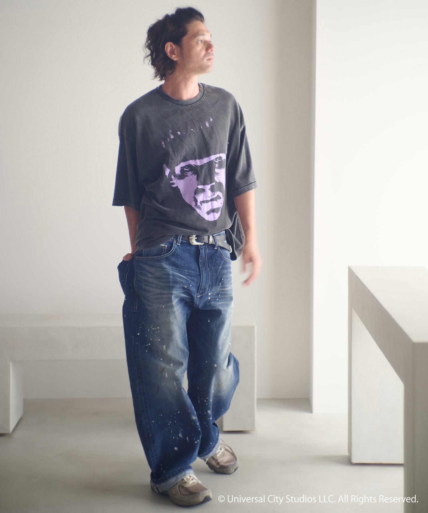 ADAM PATEK(アダムパテック)】washed riot nep selvedge denim デニム