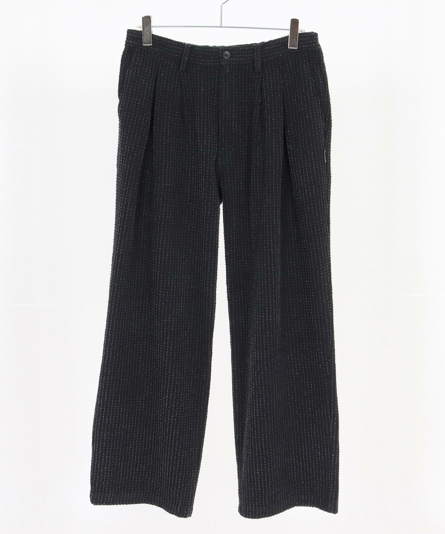 ADAM PATEK(アダムパテック)】needlestripe denim wide pants デニム