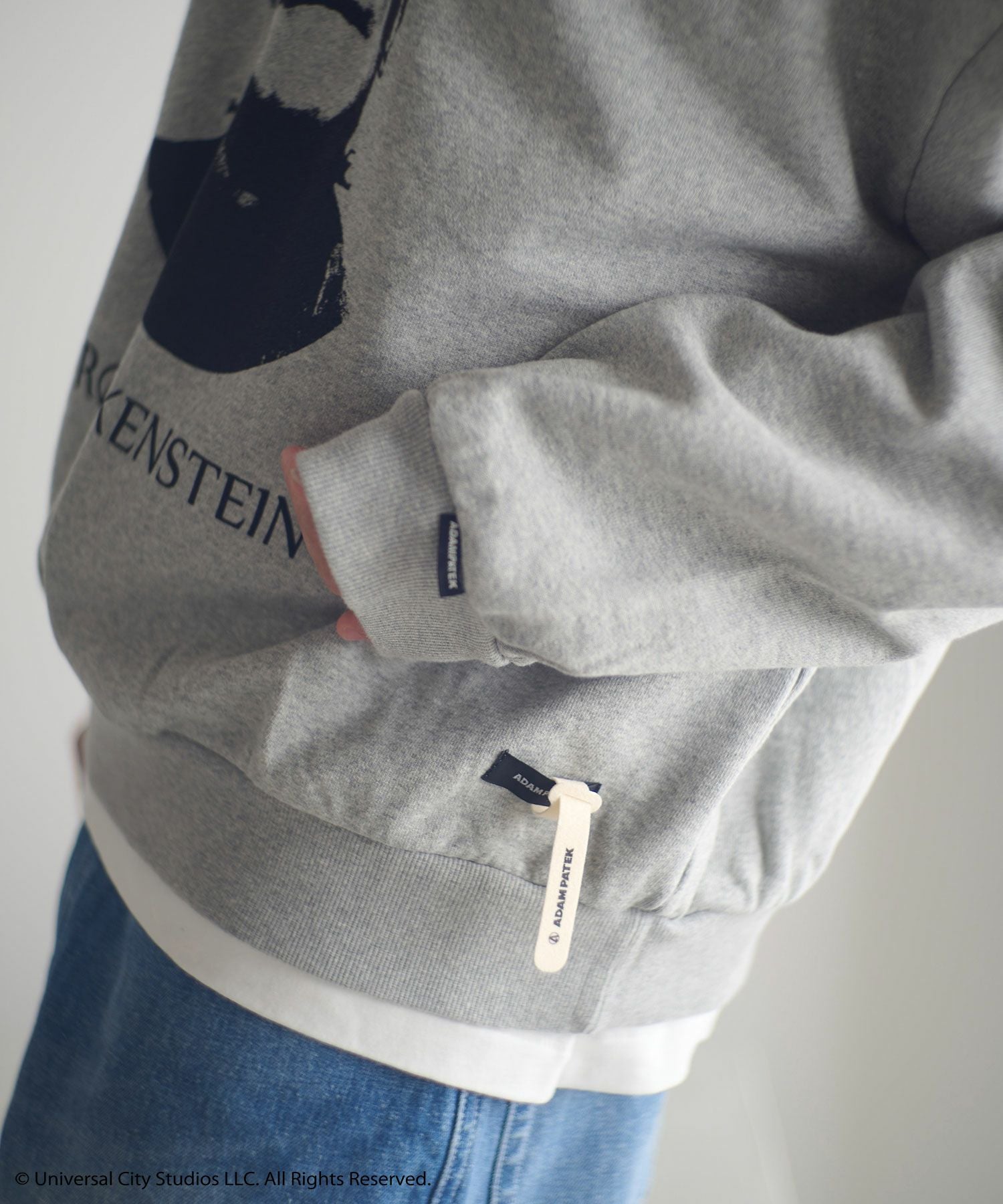 ADAM PATEK(アダムパテック)】Frankenstein portrait crewneck