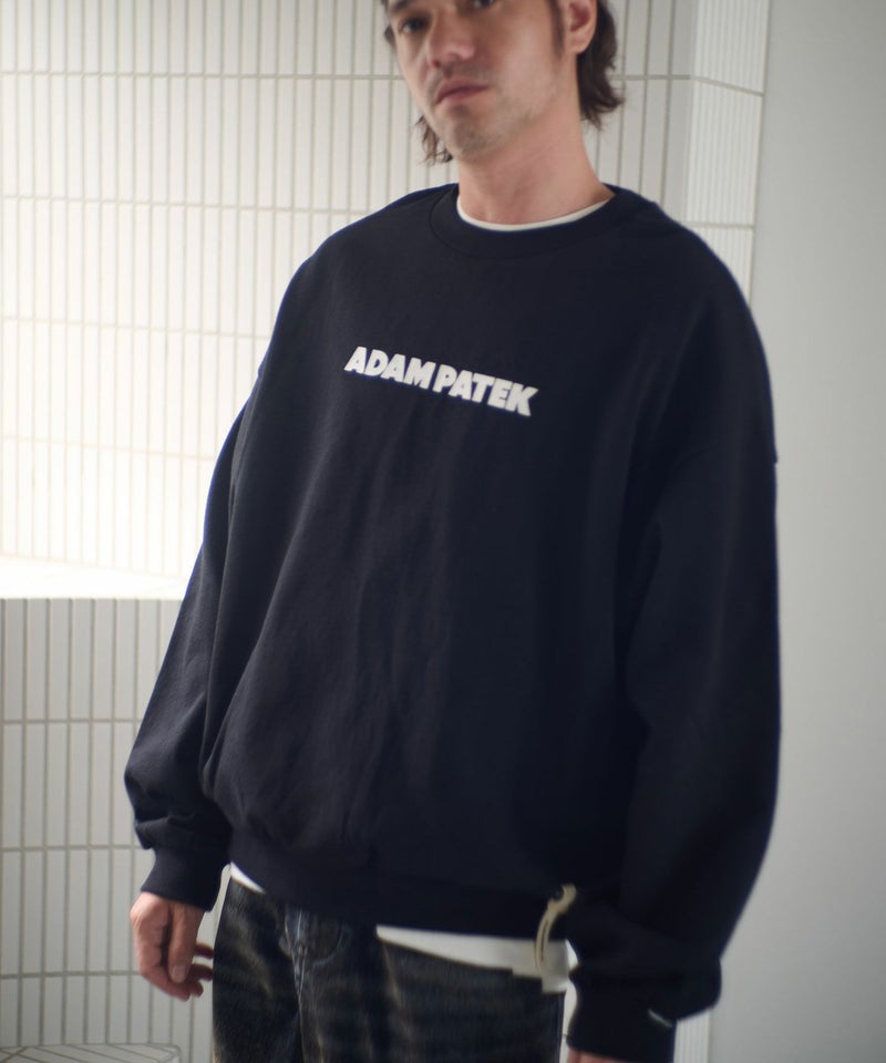 ADAM PATEK(アダムパテック)】logo crewneck スウェット(AP2524025 