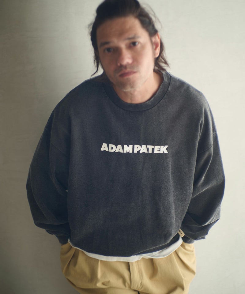ADAM PATEK(アダムパテック)】logo crewneck スウェット(AP2524025 
