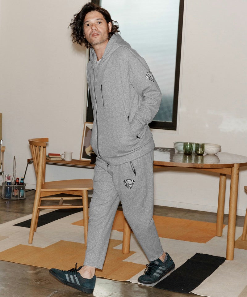 No Rain No Rainbow(ノーレインノーレインボー)】back fleece hoody 