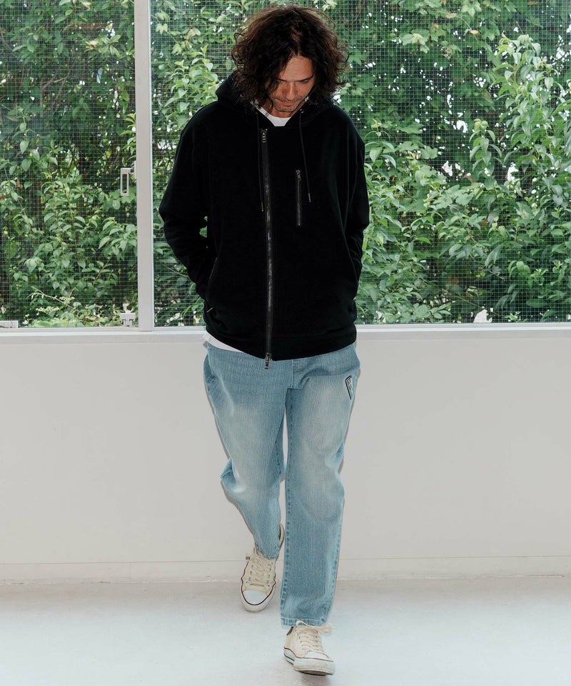 No Rain No Rainbow(ノーレインノーレインボー)】back fleece hoody 
