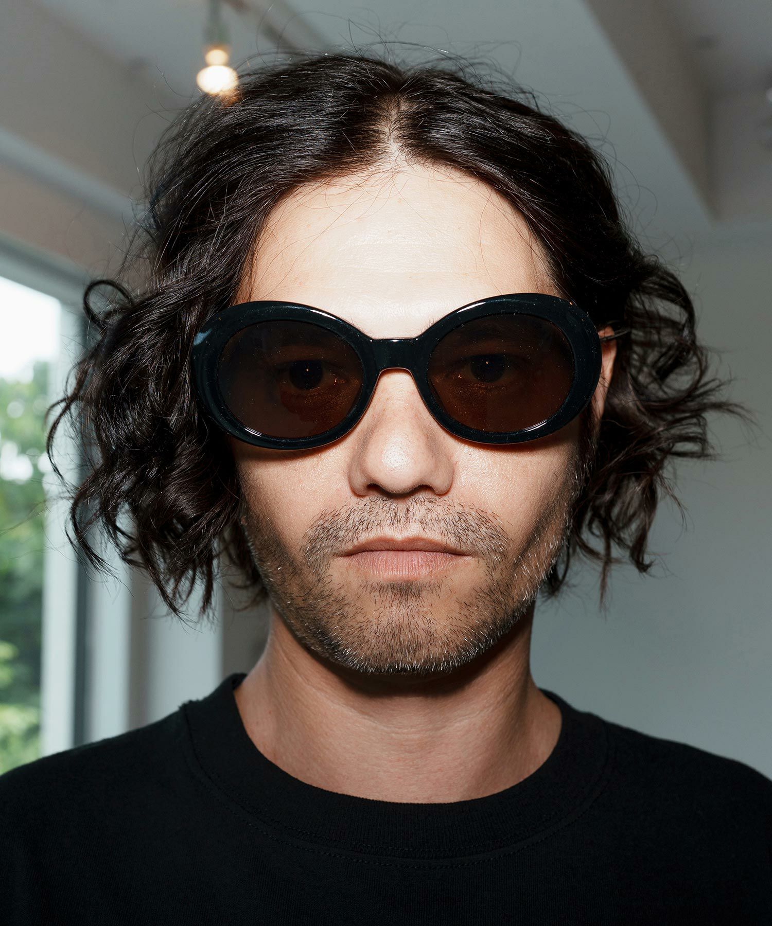 No Rain No Rainbow(ノーレインノーレインボー)】NR oval sunglasses