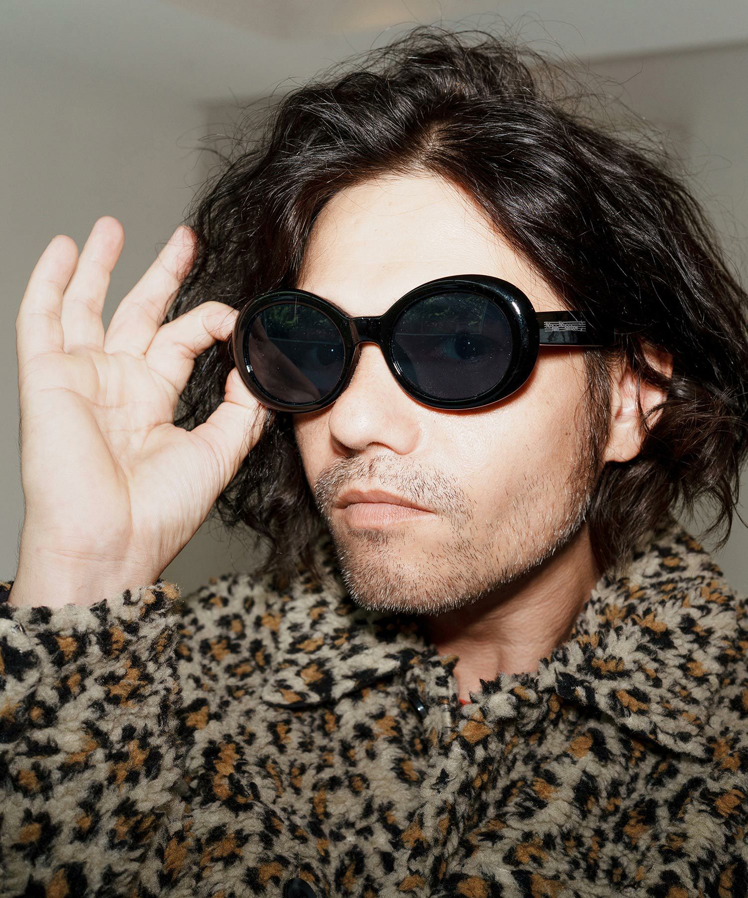 No Rain No Rainbow(ノーレインノーレインボー)】NR oval sunglasses