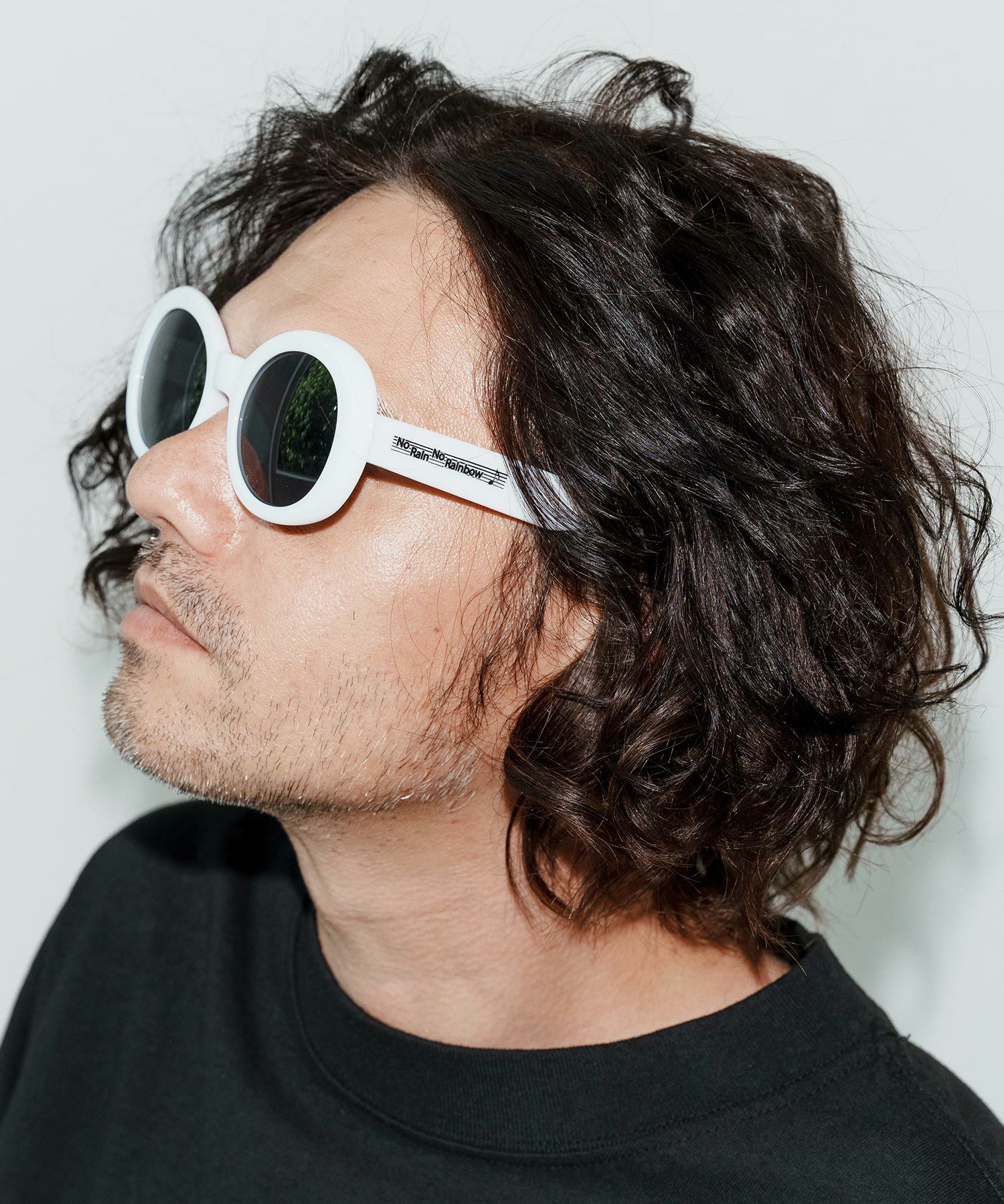 No Rain No Rainbow(ノーレインノーレインボー)】NR oval sunglasses