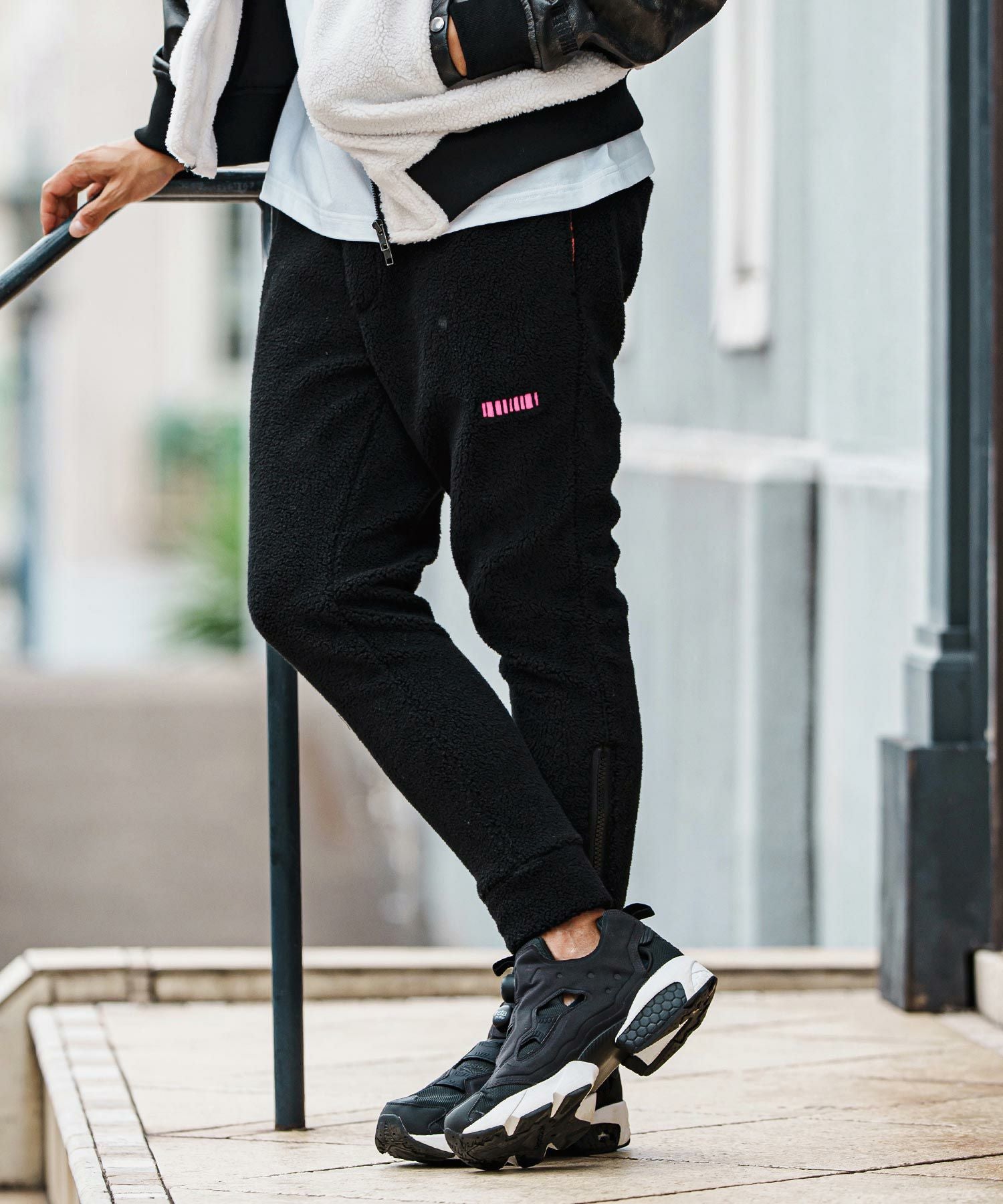 felkod(フィルコッド)】Plain Boa Spindle Pants ボアスピンドルパンツ