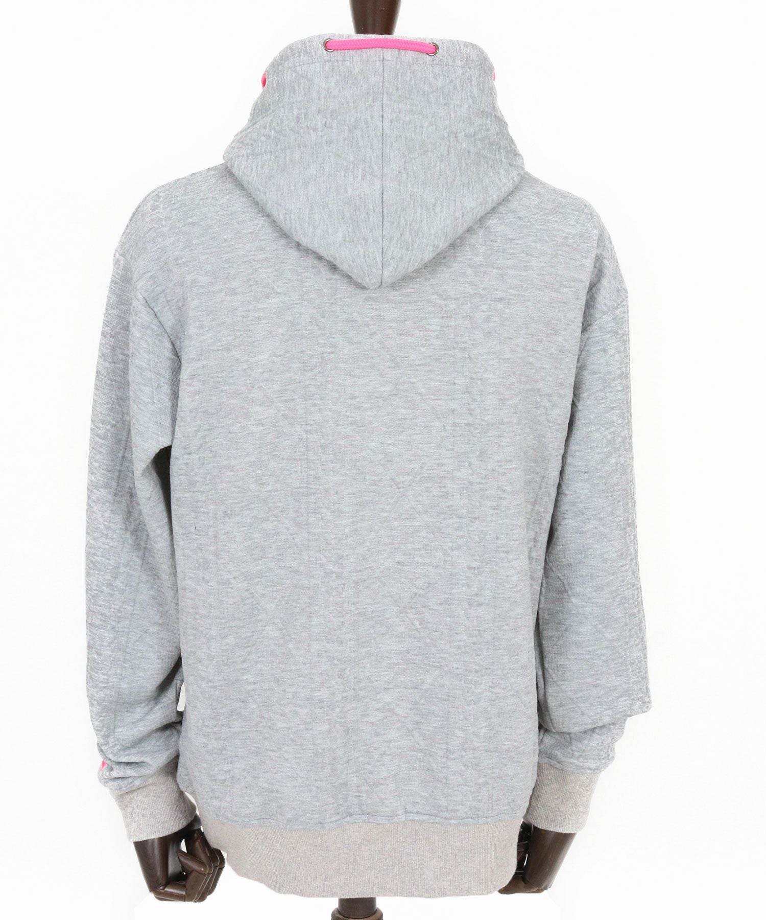 felkod(フィルコッド)】Cable Knit Jersey Parka ニットジャージ