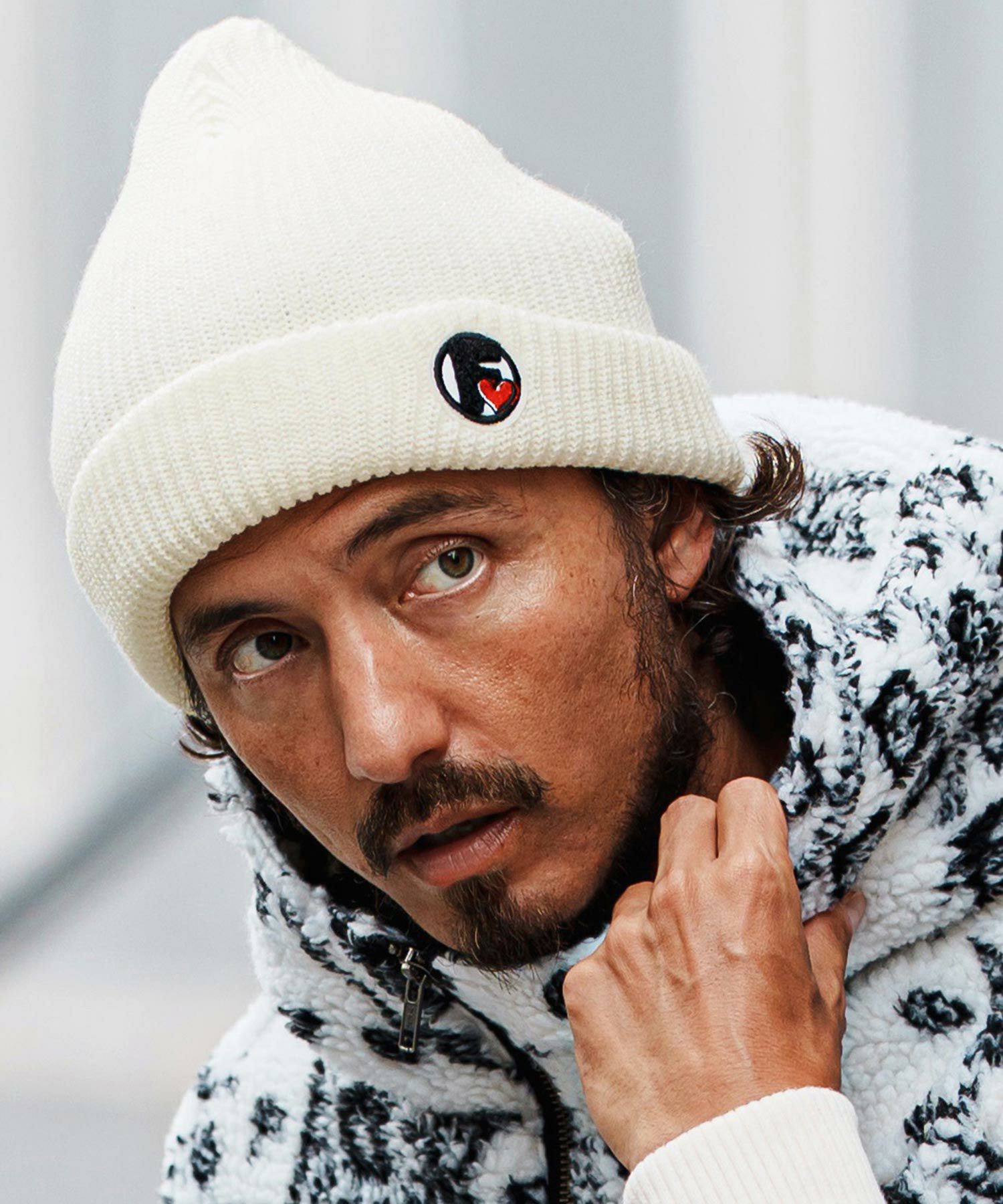 felkod(フィルコッド)】Logo Patch Knit Cap ニット帽(F25F320
