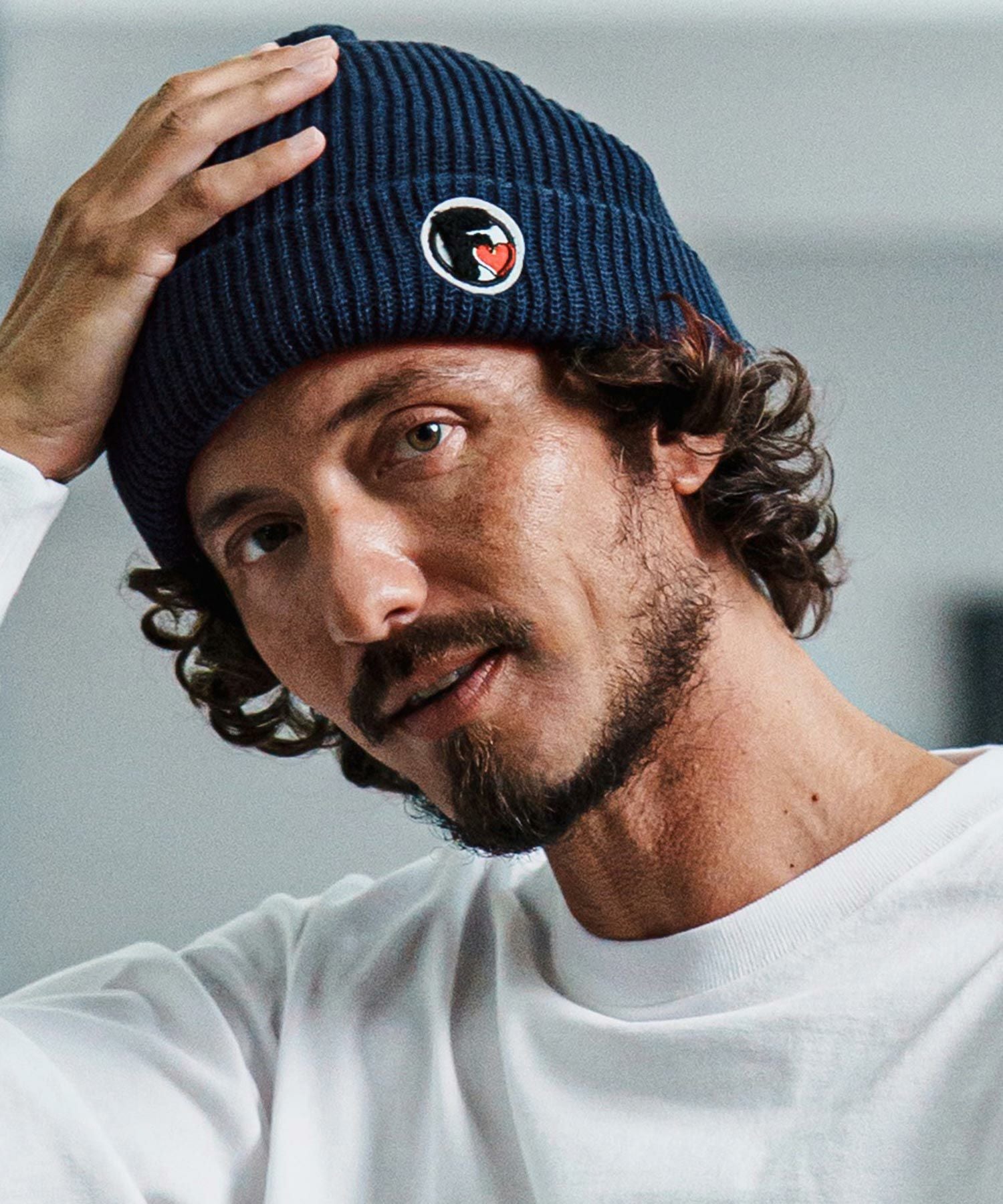 felkod(フィルコッド)】Logo Patch Knit Cap ニット帽(F25F320