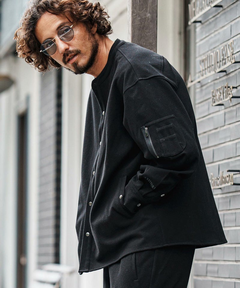 felkod(フィルコッド)】Elegant Military MA-1 Shirts シャツ(F25F160 