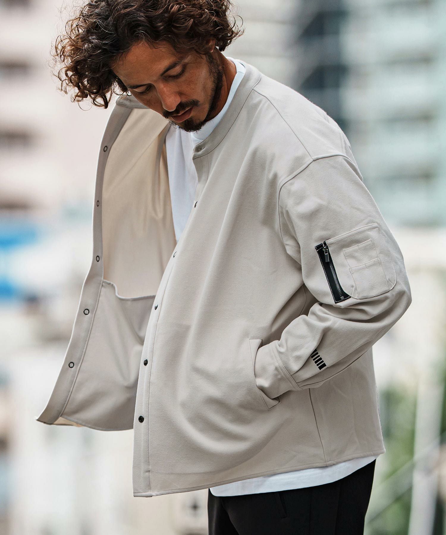 felkod(フィルコッド)】Elegant Military MA-1 Shirts シャツ(F25F160