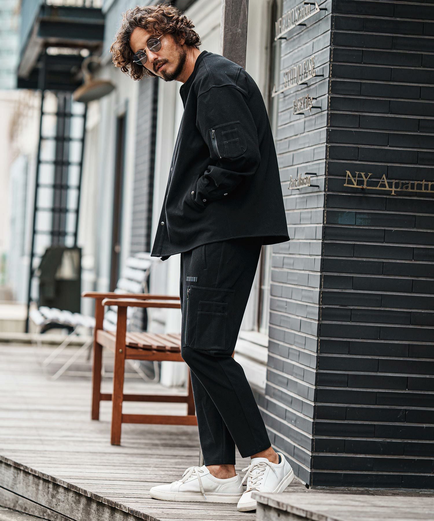 felkod(フィルコッド)】Elegant Military MA-1 Shirts シャツ(F25F160