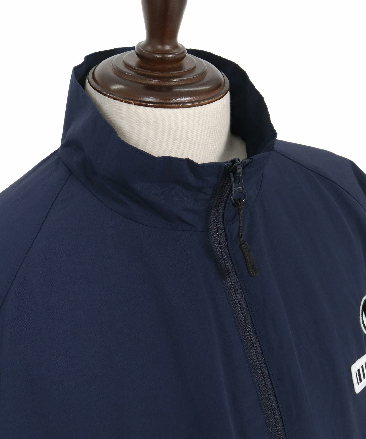 felkod ネオンカラーアクセント ストレッチナイロンジャケット CAMBIO felkod(フィルコッド)】Double Patch Cotton Like Nylon Jacket