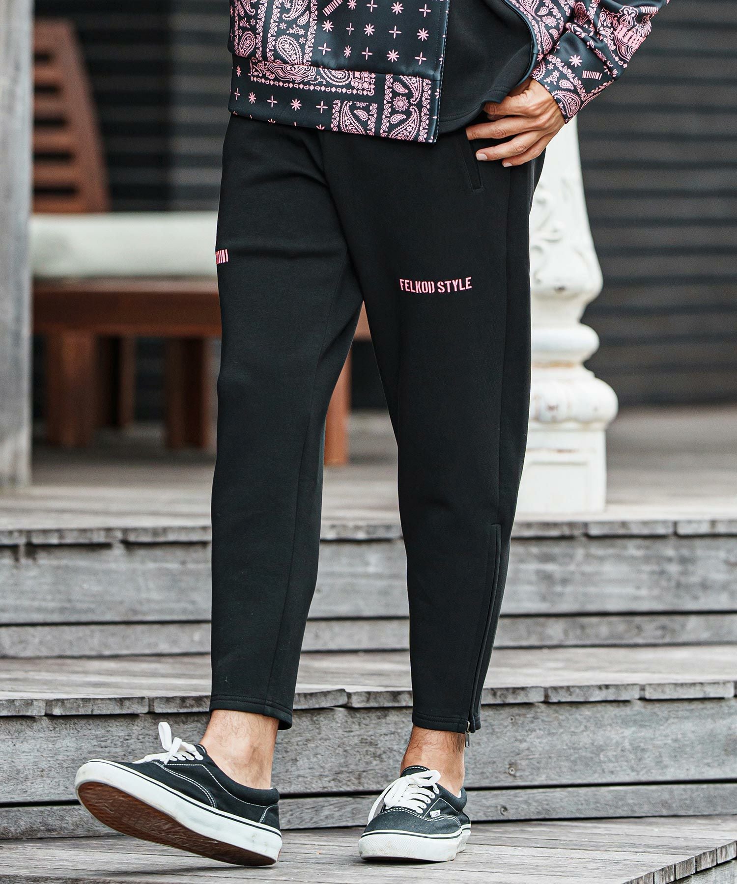 felkod(フィルコッド)】Distinctive Cardboard Knit Pants ダンボール