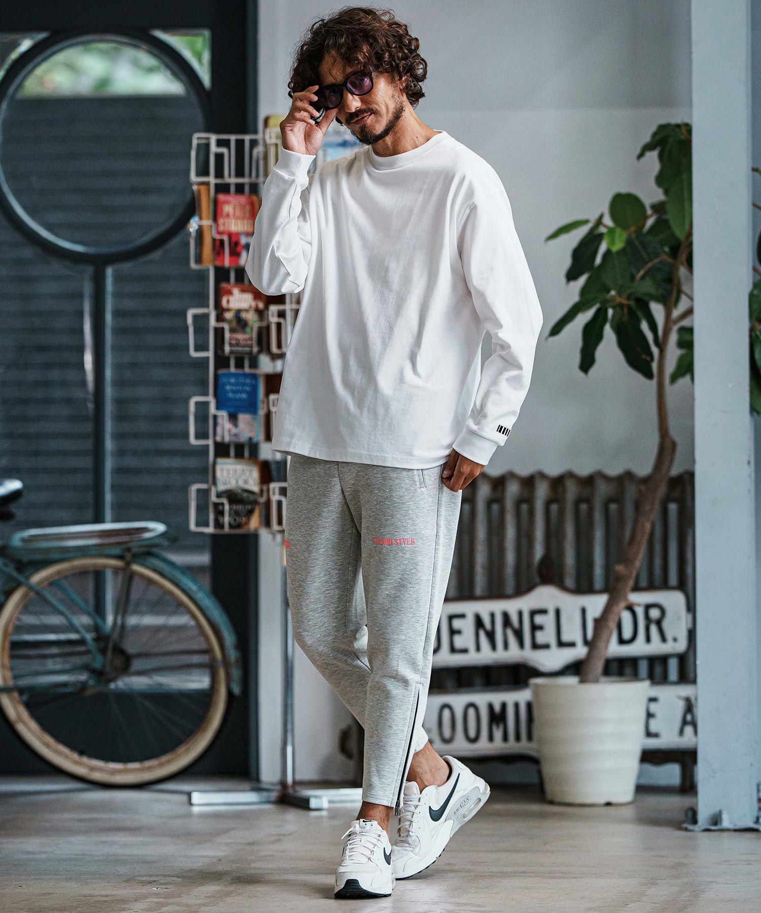 felkod(フィルコッド)】Distinctive Cardboard Knit Pants ダンボール