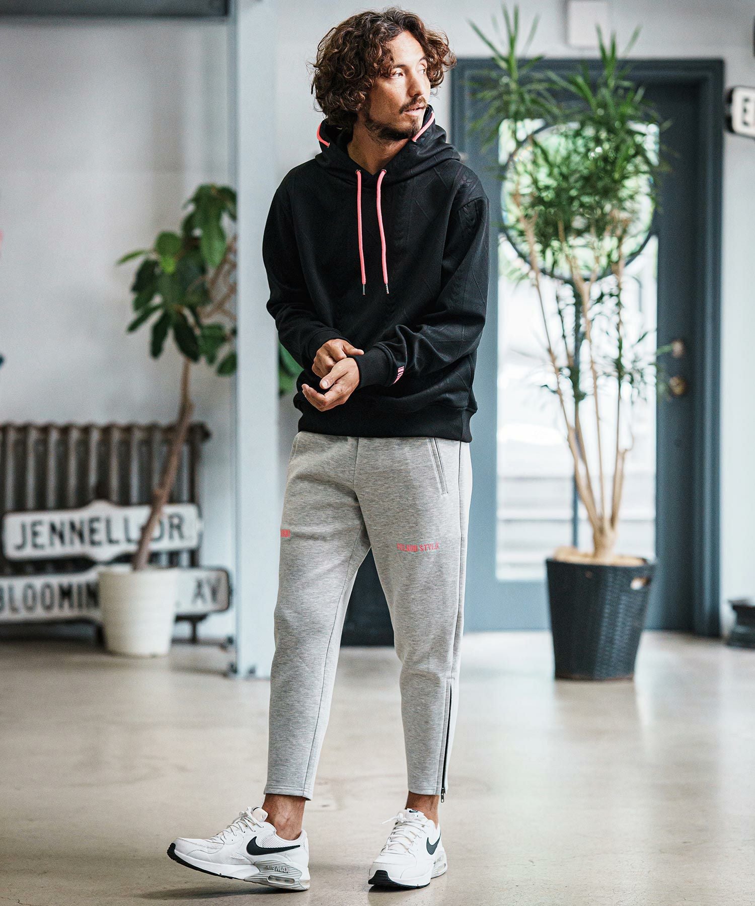 felkod(フィルコッド)】Distinctive Cardboard Knit Pants ダンボール