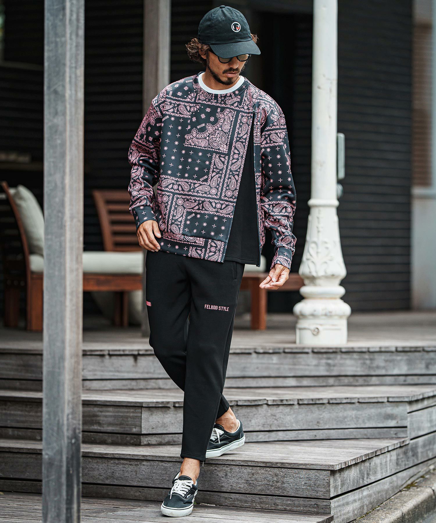 felkod(フィルコッド)】Distinctive Cardboard Knit Pants ダンボール