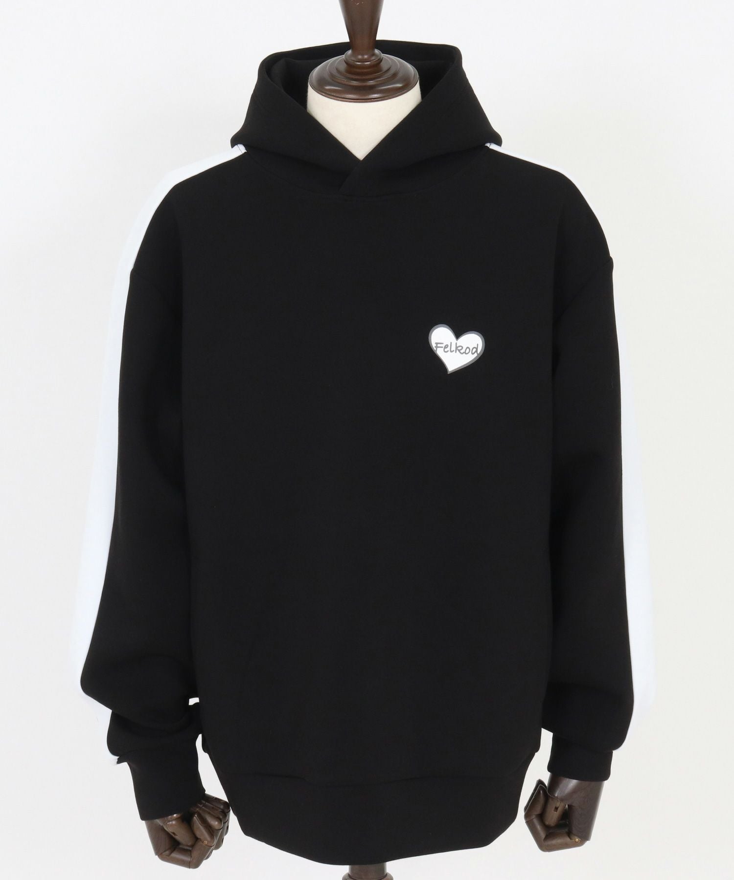 トップス felkod Heart Logo Cardboard Knit Parka felkod(フィルコッド)】Cardboard Knit Line Parka パーカー(F25F120