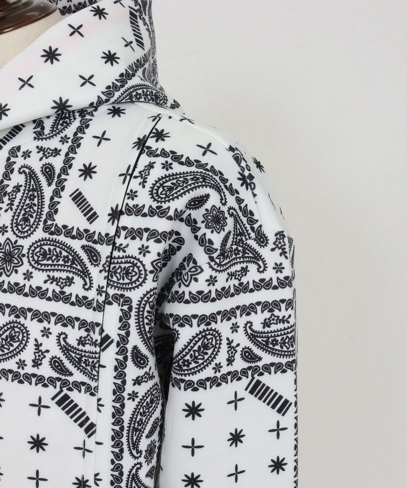 felkod(フィルコッド)】Bandana Cardboard Knit Zip Accent Parka 