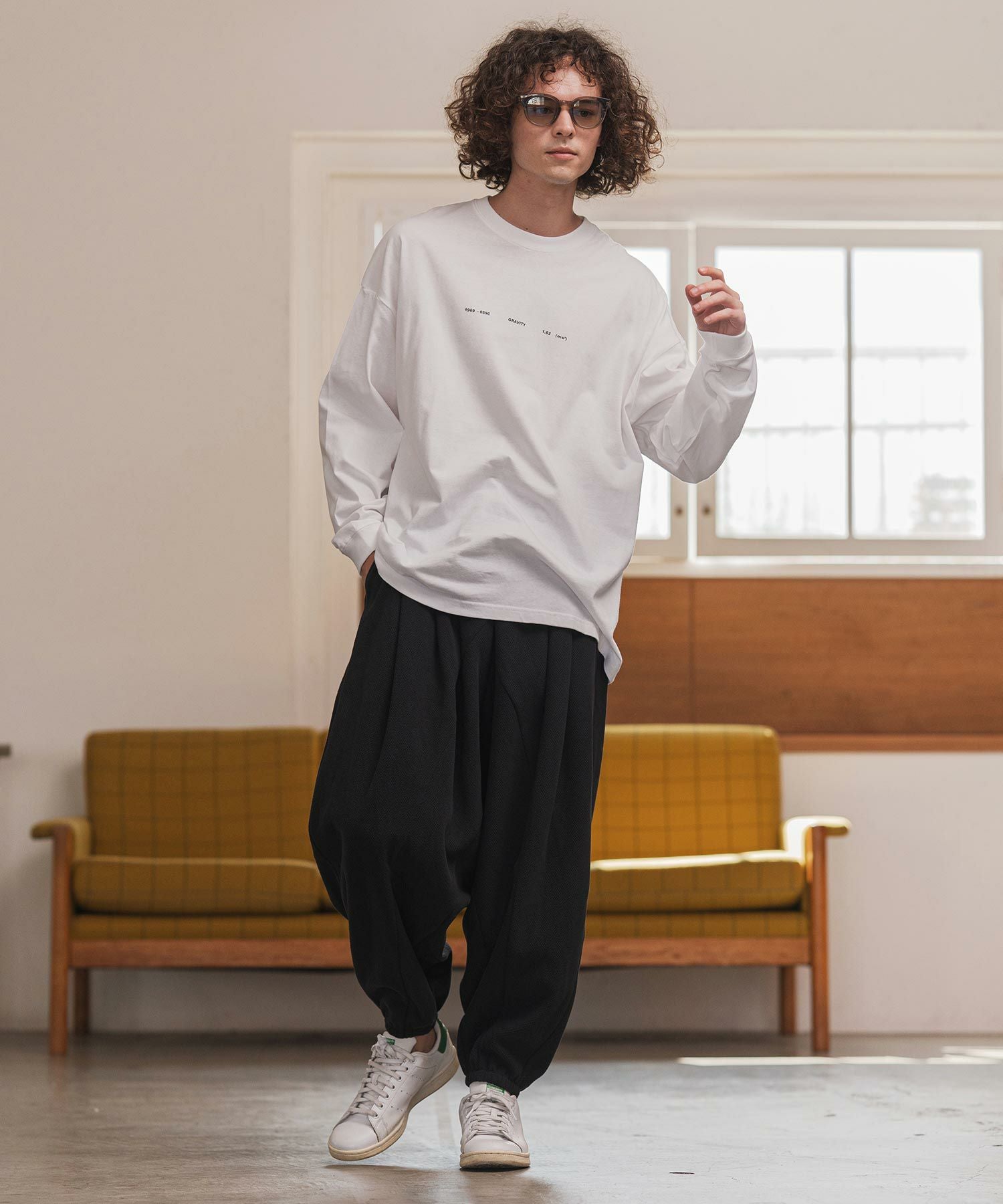 CAMBIO(カンビオ)】Honeycomb Jacquard Fleece Surrouel Pants