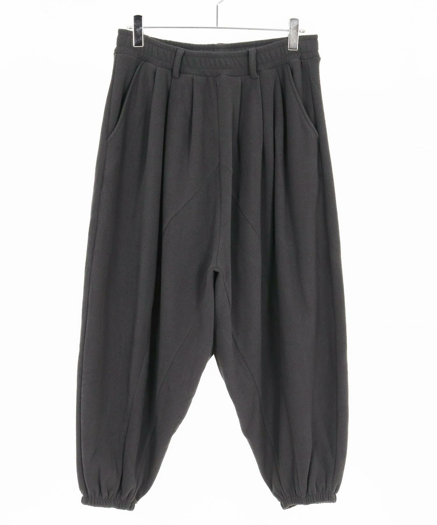 CAMBIO(カンビオ)】Honeycomb Jacquard Fleece Surrouel Pants