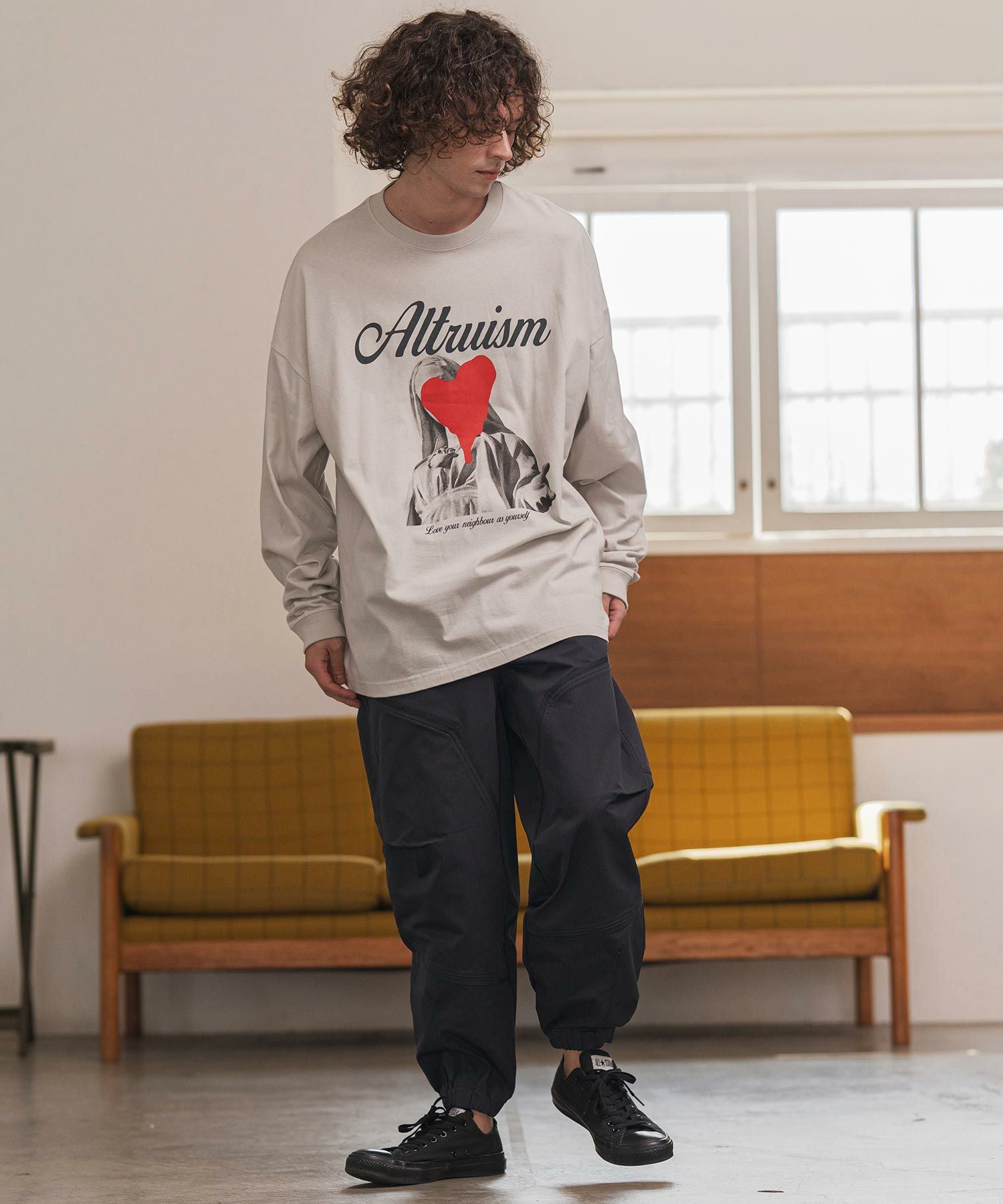 ♡リエブー♡ 30%OFF【CAMBIO(カンビオ)】テープ使いWニー風ゴムリブパンツ(HLCM0222