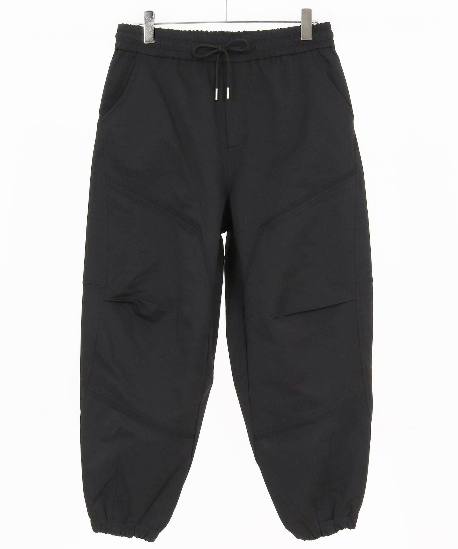 30%OFF【CAMBIO(カンビオ)】テープ使いWニー風ゴムリブパンツ(HLCM0222