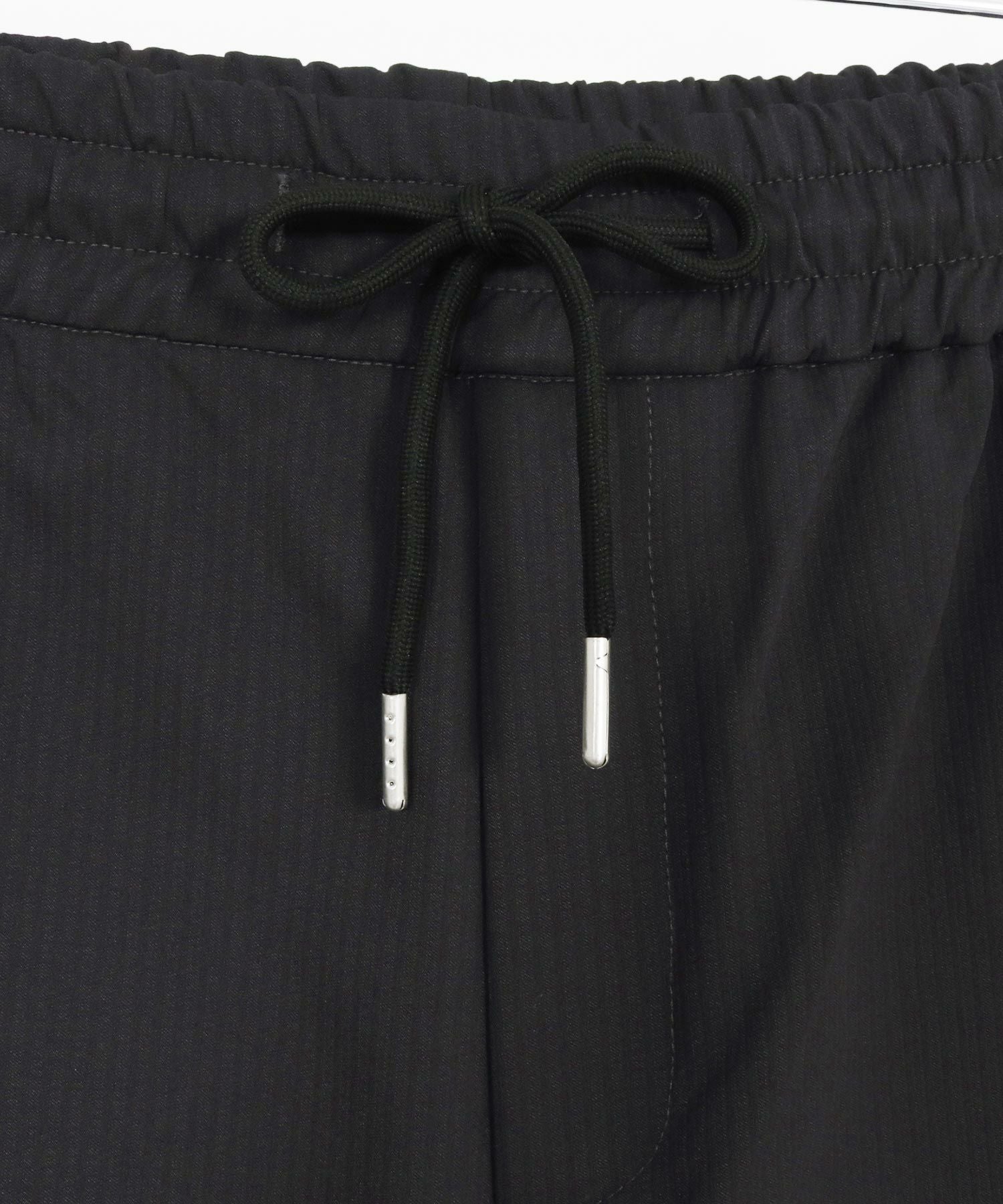 30%OFF【CAMBIO(カンビオ)】テープ使いWニー風ゴムリブパンツ(HLCM0222