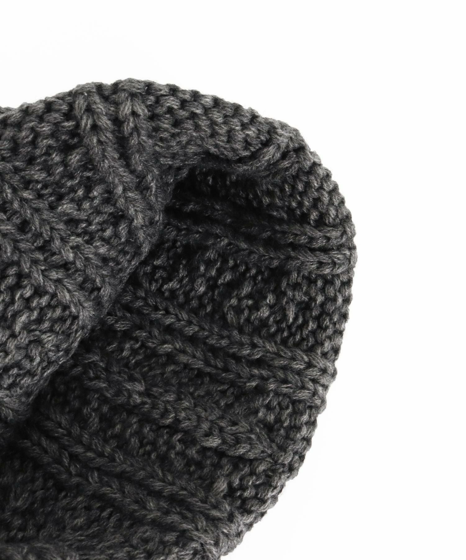 CAMBIO(カンビオ)】 Wool Blend Cable Watch ニット帽(OP-252-BO016
