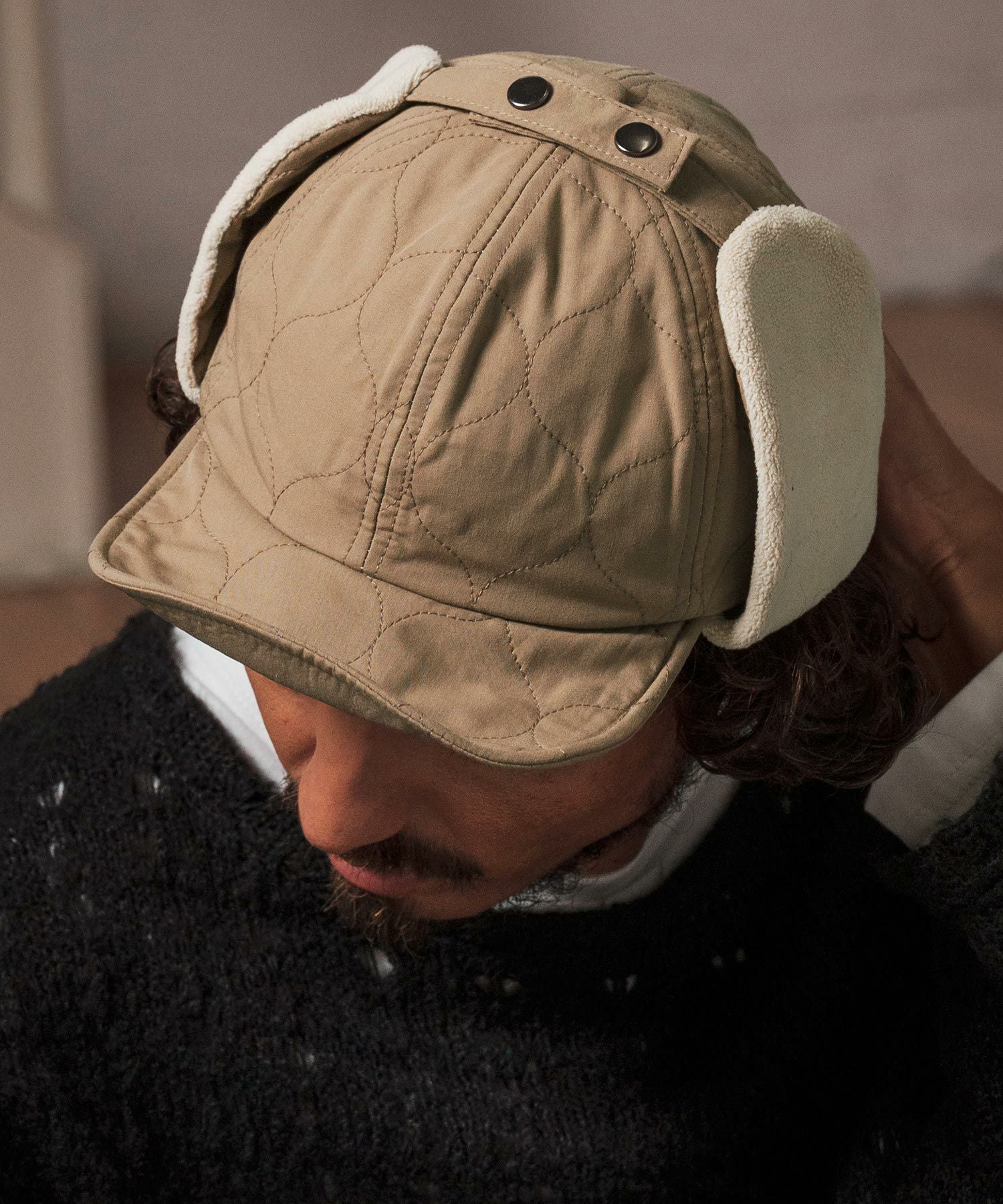 CAMBIO(カンビオ)】 Onion Quilting Short Flap Cap キャップ(OP-252