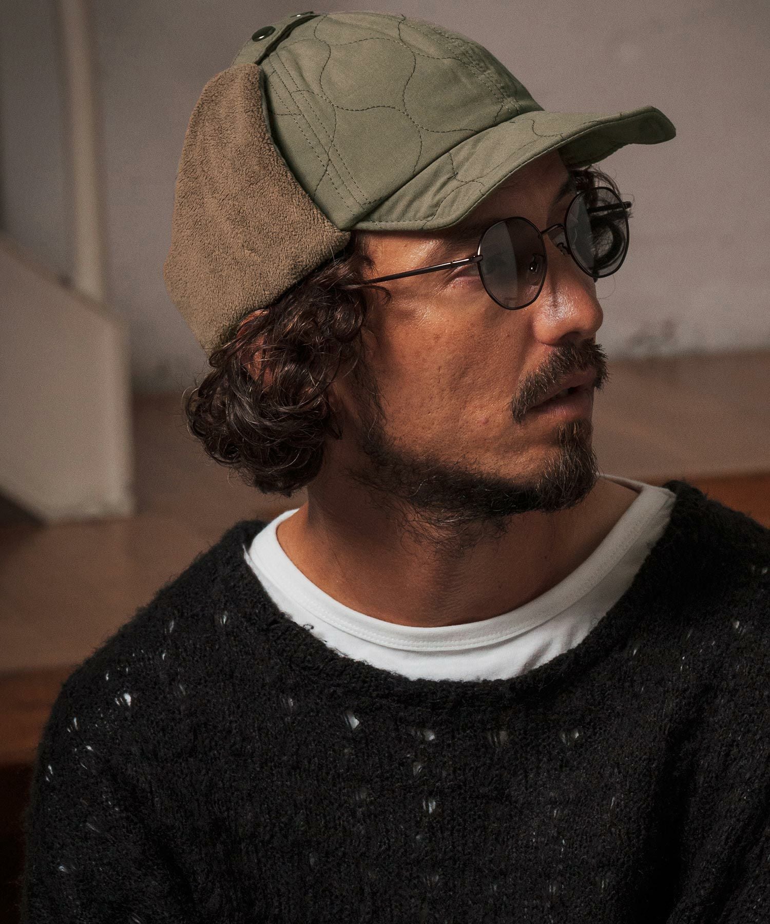 CAMBIO(カンビオ)】 Onion Quilting Short Flap Cap キャップ(OP-252