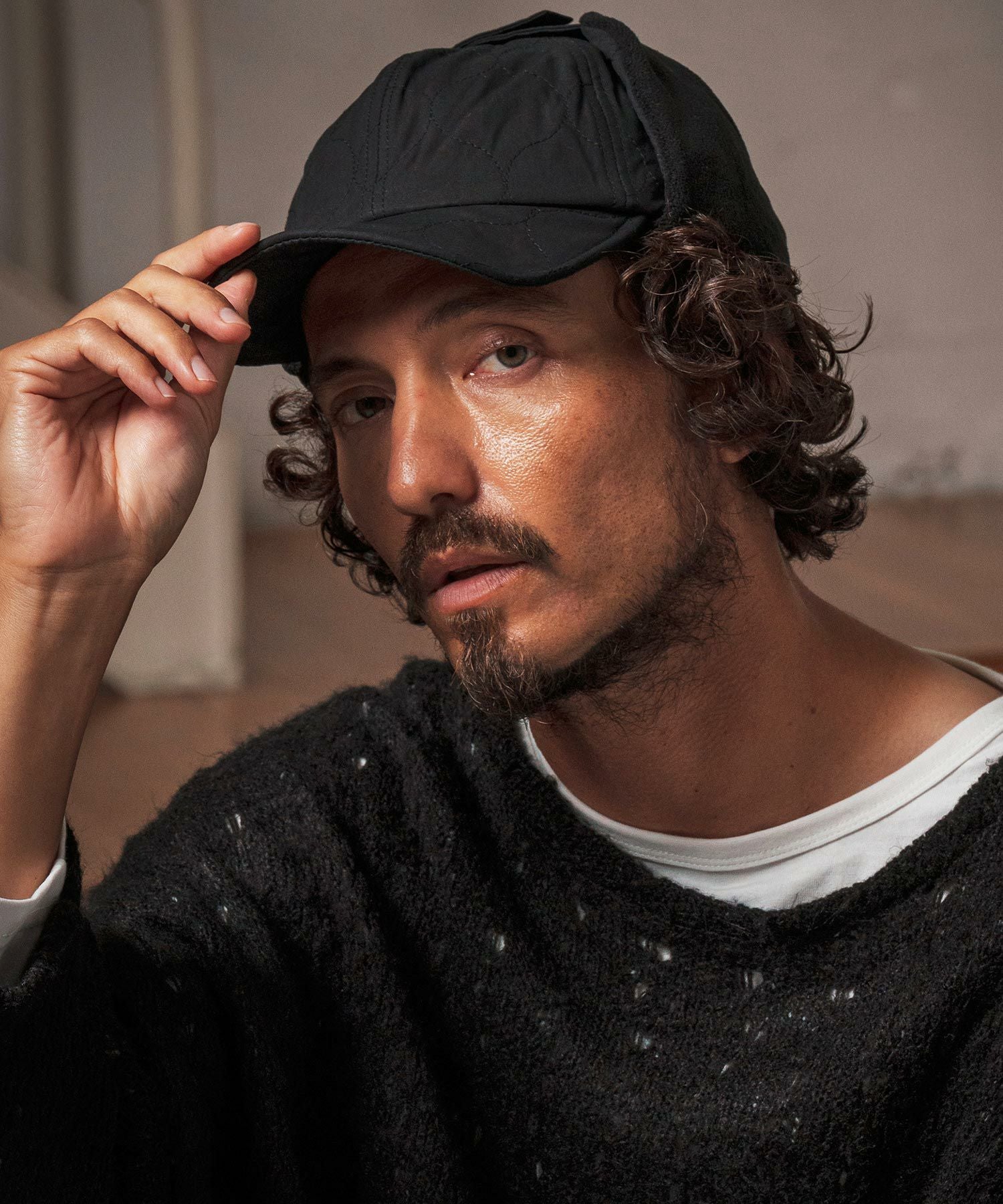 CAMBIO(カンビオ)】 Onion Quilting Short Flap Cap キャップ(OP-252