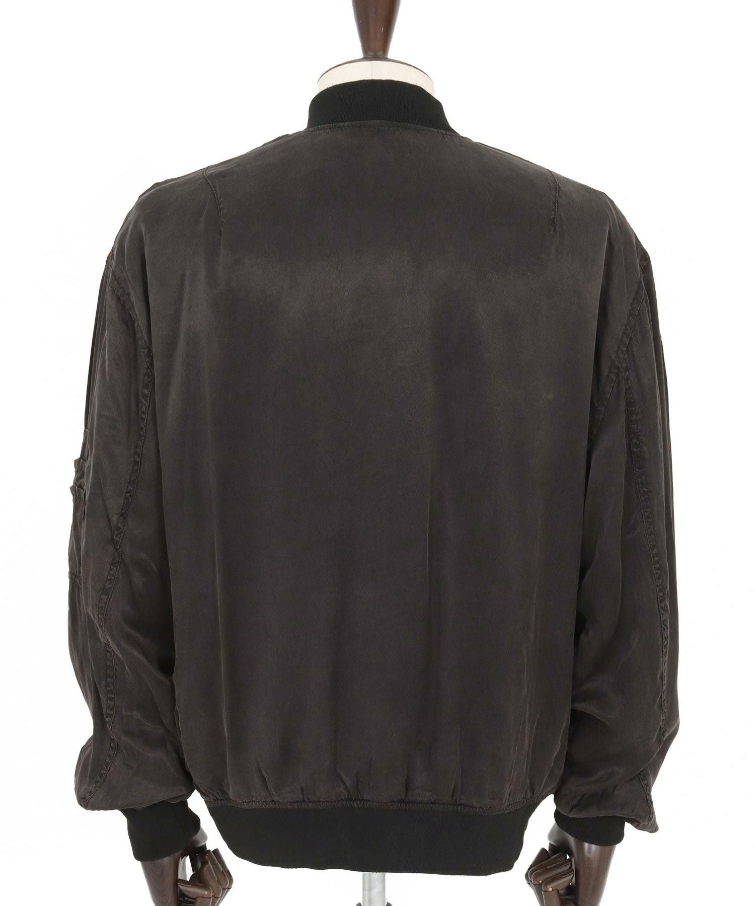 BEAMS フェード加工MA-1 ジャケット S ブラック BEAMS（ビームス）Crazy MA-1 Jacket（ブルゾン ブルゾン）通販｜BEAMS