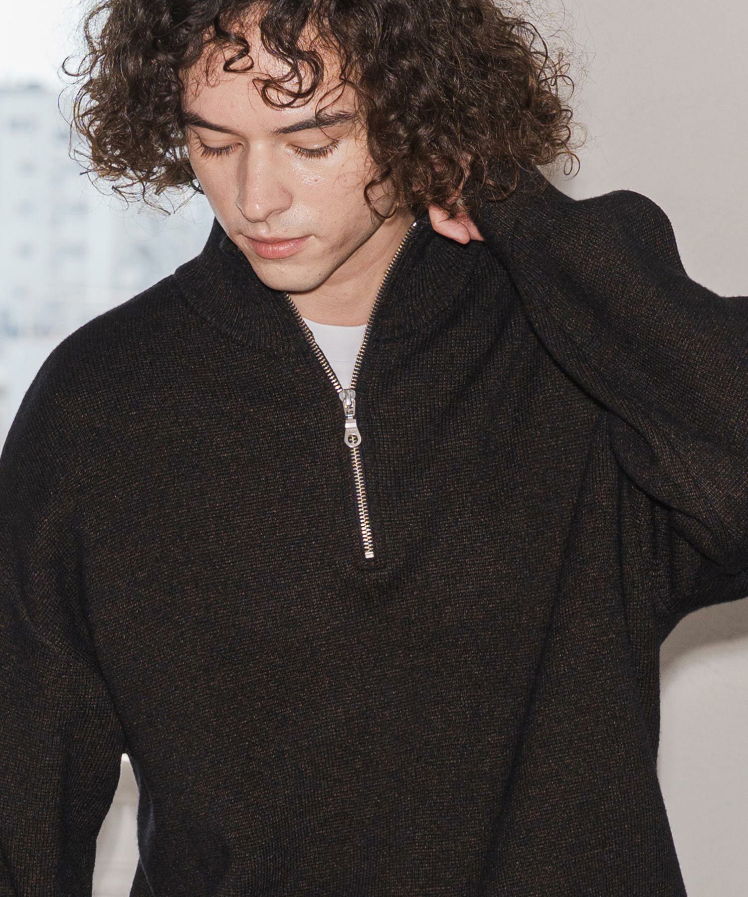 50%OFF【CAMBIO(カンビオ)】ポリストレッチツイルZIPパーカー | CAMBIO