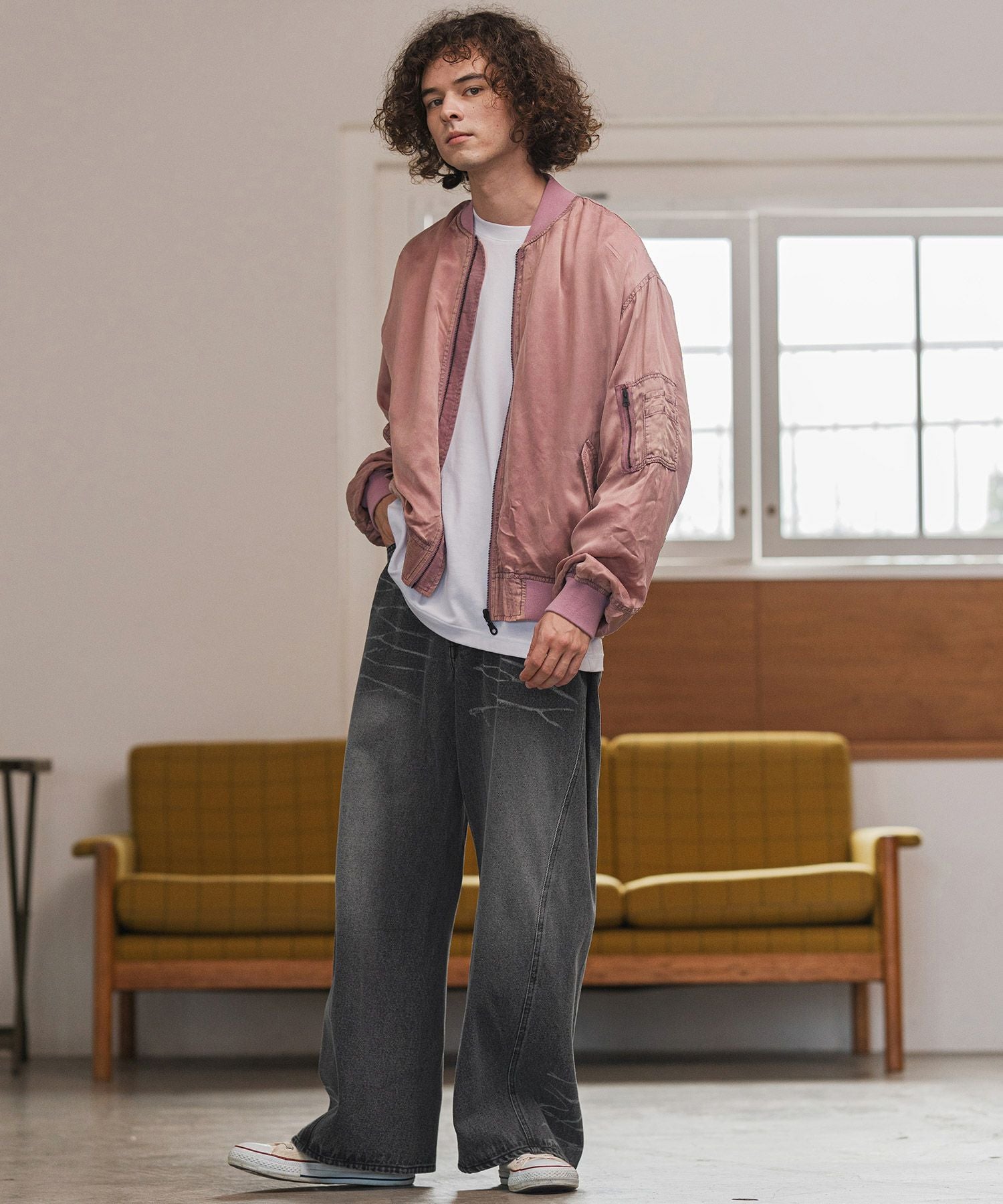 30%OFF【CAMBIO(カンビオ)】ハチノス入りデニムバギーパンツ(25158CM