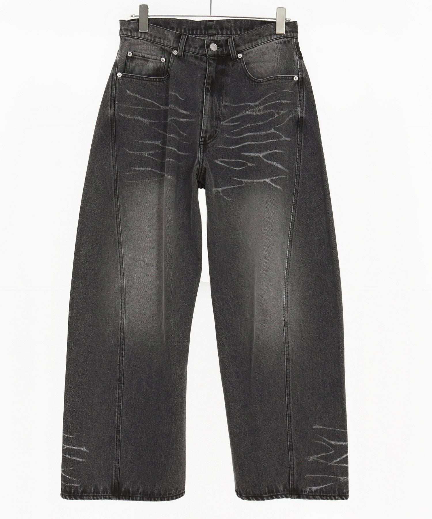 30%OFF【CAMBIO(カンビオ)】ハチノス入りデニムバギーパンツ(25158CM