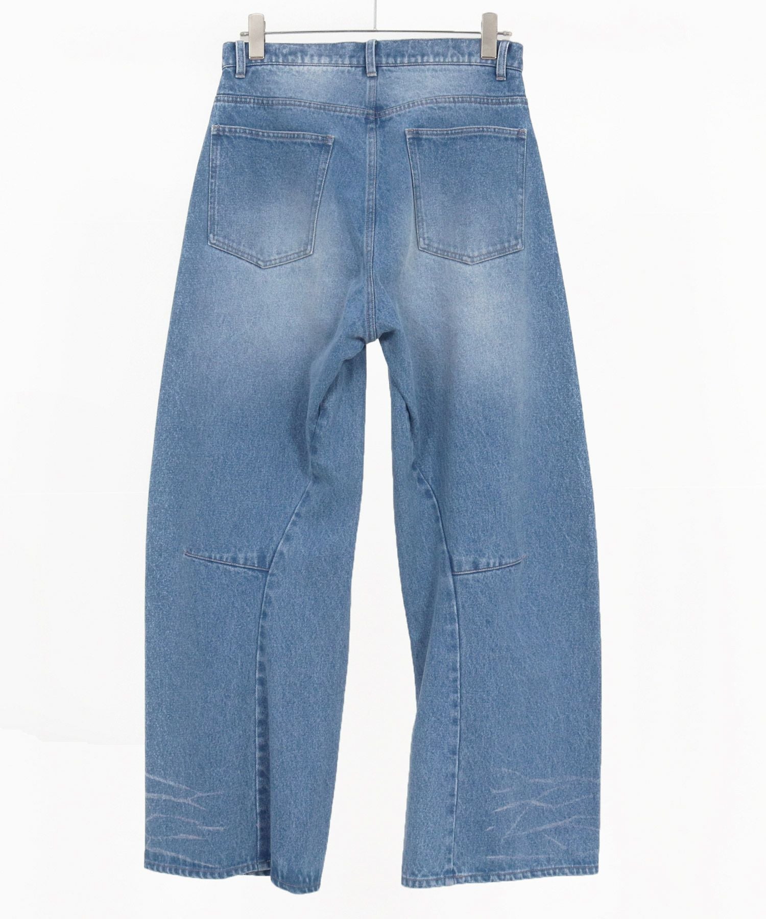 30%OFF【CAMBIO(カンビオ)】ハチノス入りデニムバギーパンツ(25158CM