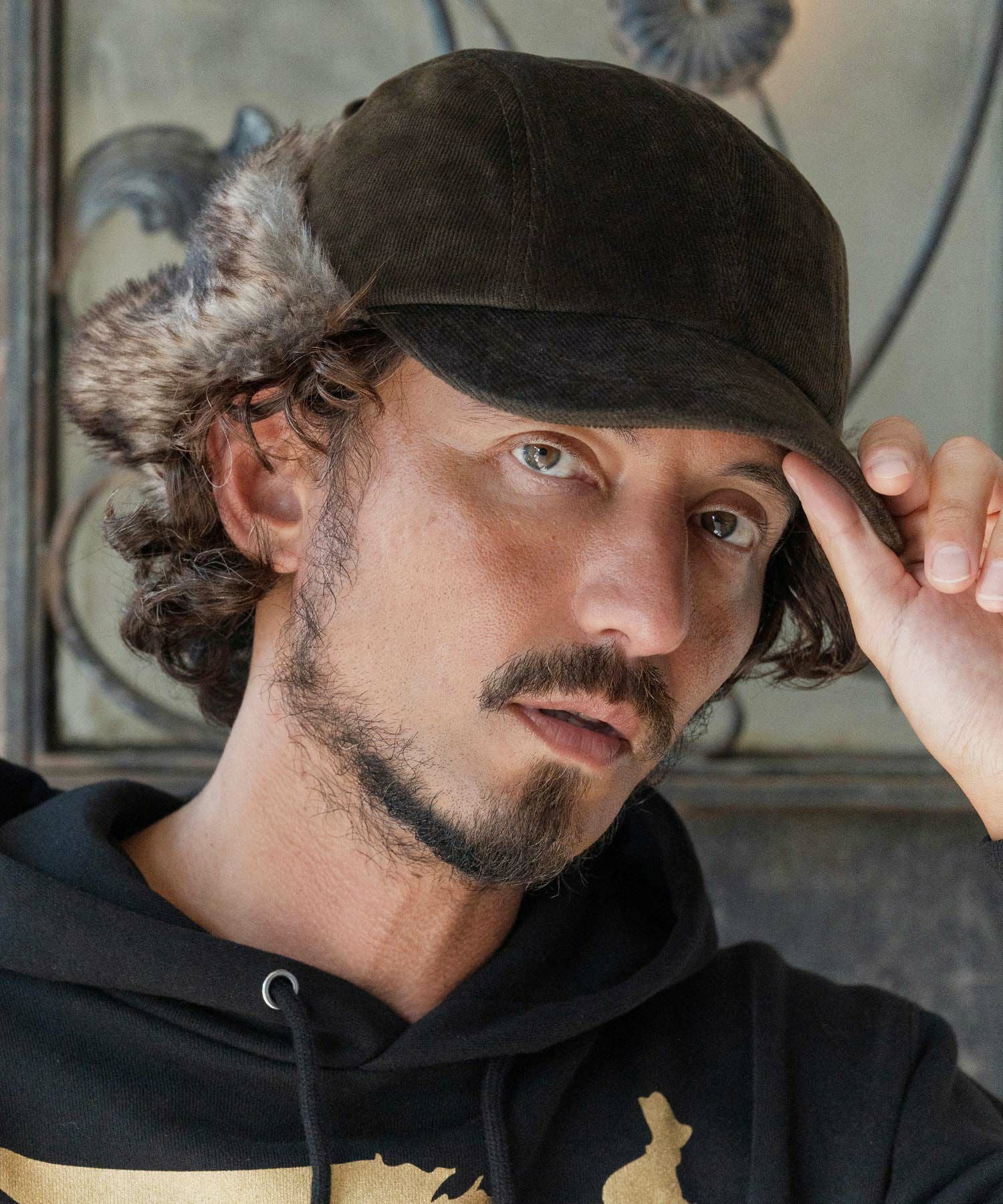 CAMBIO(カンビオ)】 Corduroy Flight Cap フライトキャップ(NF-252