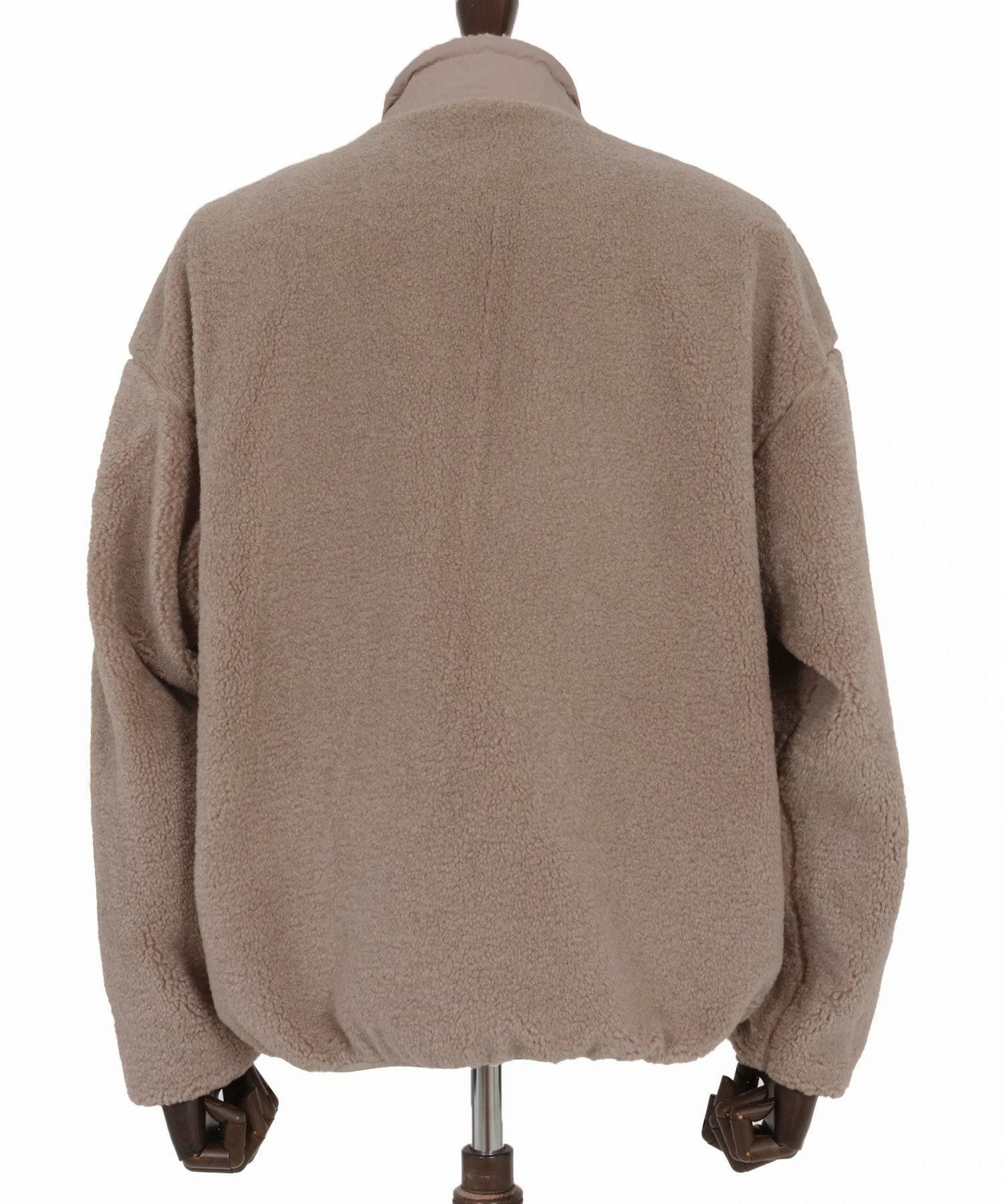 seventy seven(セブンティセブン)】stand collar boa zip JKT ジップ